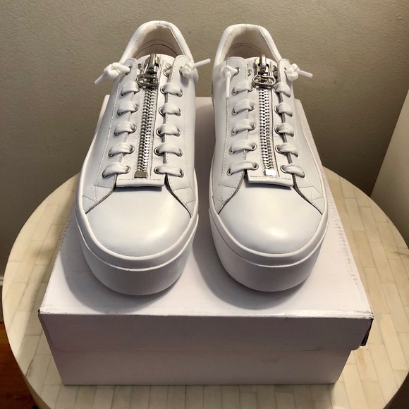 ash buzz leather sneaker
